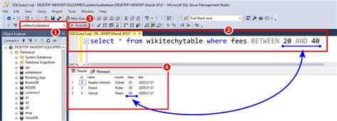 between in sql|SQL BETWEEN Operator (With Examples) .
